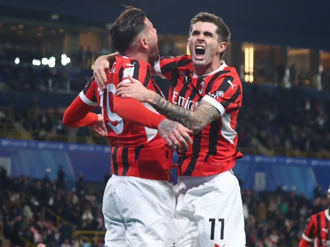 AC米兰攻入制胜球，逆转击败维罗纳的简单介绍